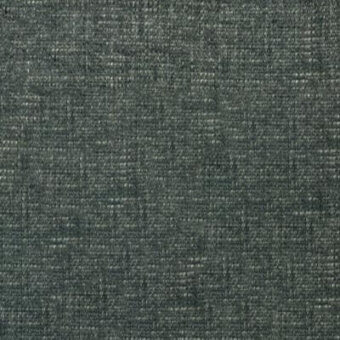 Dark gray woven fabric sample with heathered texture, displaying “pacini & cappellini” label and tight, matte nubby weave.